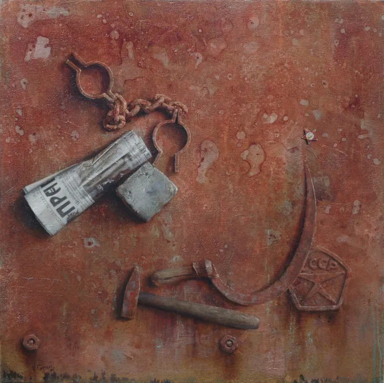 SYMBOLES, 90 cm X 90 cm, huile sur toile (Moyenne).webp